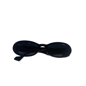 Oval Noir Sunglasses